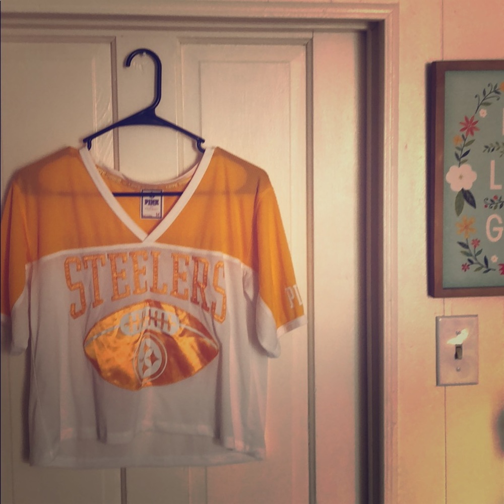 Steelers crop top jersey